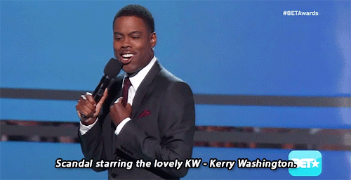 glamdoll-z:  bananadome:  Chris Rock joking about Scandal at the 2014 BET Awards  Lol look at the white people in the background 