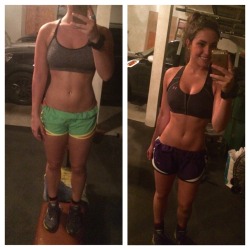 girls-with-no-bra:  topyogapants:  motivation-fitness3:  alfietness:  motivation-fitness3:  Slowly but surely 💪  How much time?  The picture on the left was taken about 3-4 weeks ago! Thank you :)  Find the top girls in yoga @ www.topyogapants.com