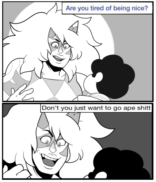 drawendo:I bet shes the Gem who refuses to