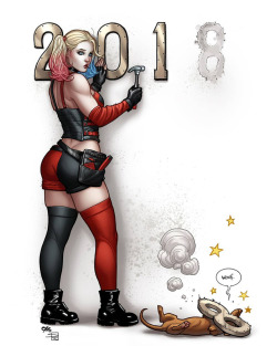 wwprice1: Harley Quinn New Year variant by
