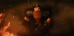 Graphrofberk:  Stoick And Baby Hiccup Watch Helplessly As The Dragon Spirits Valka