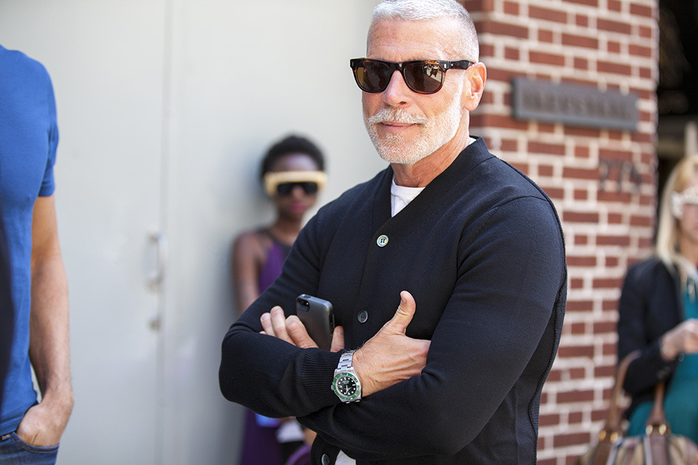 Nick Wooster has had a haircut