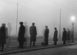 lostandfoundinprague:  Prague by Zdeněk Tmej - Waiting For Better Tomorrows, 1949
