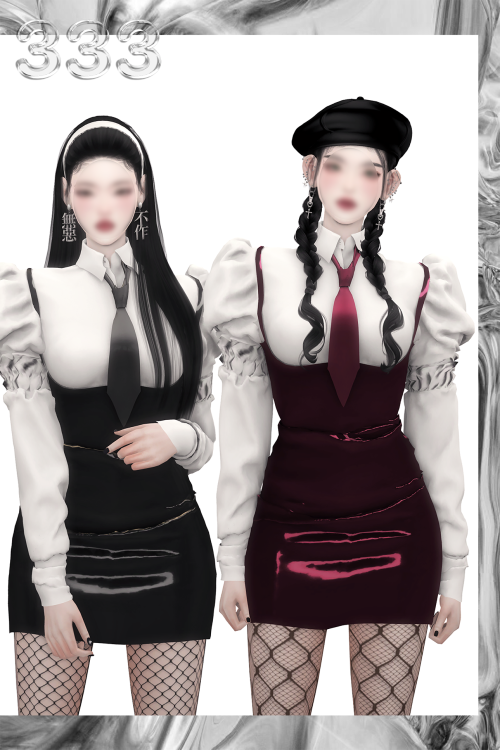 ✨【333】KUK dresscategory:dresscontain： female8 coloursGame screenshots using HQ+reshade*Don’t u