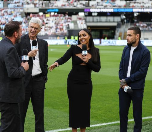 Liam being interviewed for ITV before the Soccer Aid match (x) - 13.06