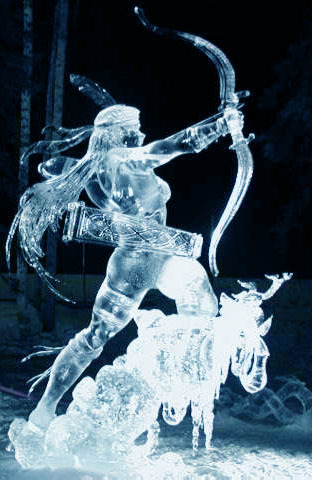 sixpenceee:Pretty amazing ice sculptures