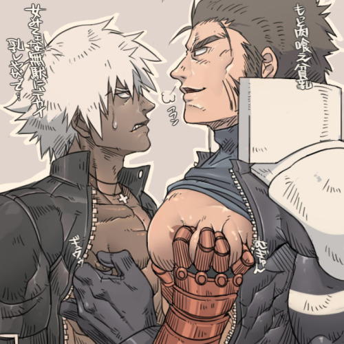 baraparadisevip:  Characters: Maxima x K. Game: King of figthers. 