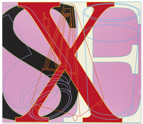 thunderstruck9:Michael Craig-Martin (b. 1941), Untitled (SEX), 2007. Acrylic on aluminium, 199.8 x 2