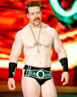 gingermilkytea:  Sheamus &amp; green for St Patty’s Day. 