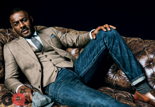 afro-art-chick:Idris Elba  | GQ Magazine | October 2013I WANT TO MARRY THIS MAN WOW