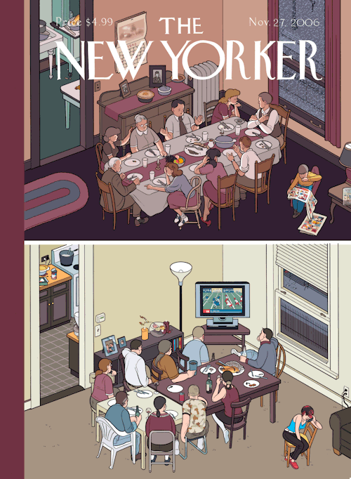 Chris Ware covers for the New Yorker