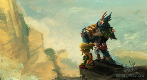 Some Breath of the Wild speedpaints I did in the past few months! 