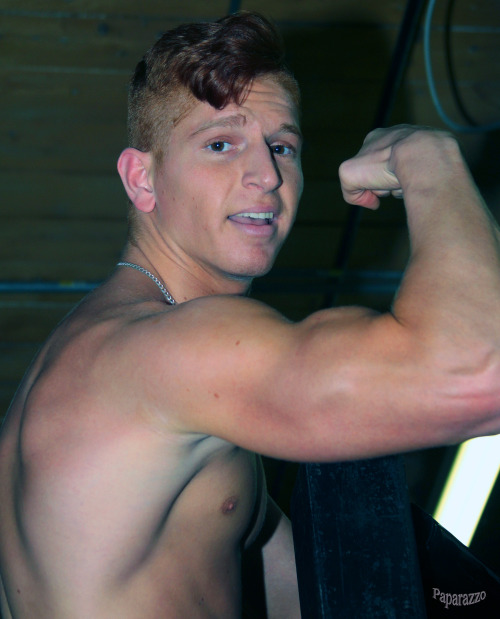  Here’s “Israeli Superstar” Gal Barkay during the Test Of Strength Wrestling &ldqu