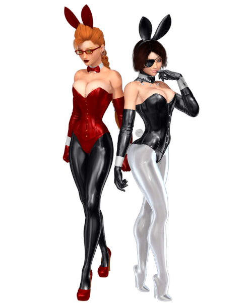 petercottonster:Bunnygirl Sunday! So in preperation for my pal Idelacio’s bunnygirl sunday, I decided to take a break from Zatanna and put my two Wayward Lost girls in bunnygirl outfits!In the future its a major holiday! Everyone takes the time out