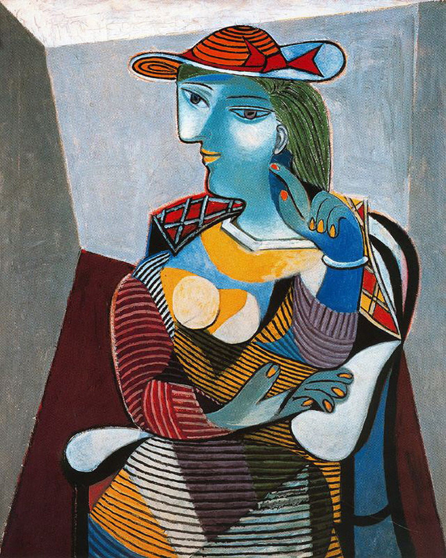 lonequixote:  Portrait of Marie-Thérèse Walter ~ Pablo Picasso 