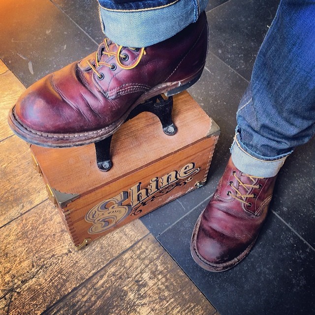 redwingshoestoreamsterdam:  Getting ready to SHINE for the weekend! What are your