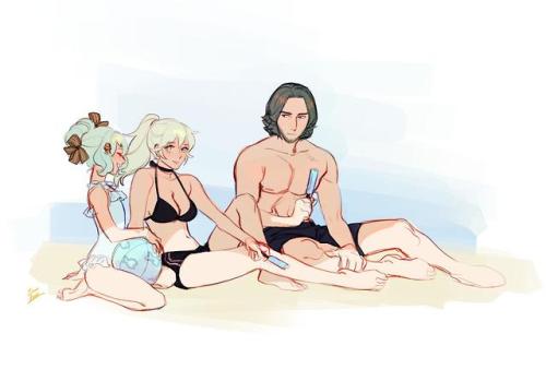 lettuce,,, i mean sethleth fam at the beach 