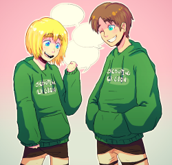 gh0uli:  attack on hoodies `u` 