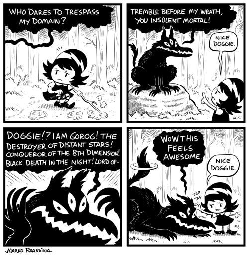 Markocomics:  Hannabella Meets Gorog. I Had More Stories For This Character, But