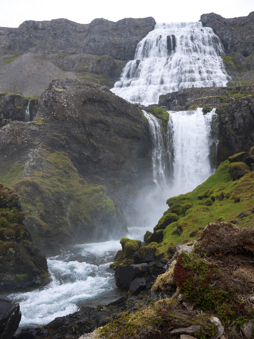 Dynjandi Waterfall The shape of Iceland today is a result of migration of volcanic centers across th