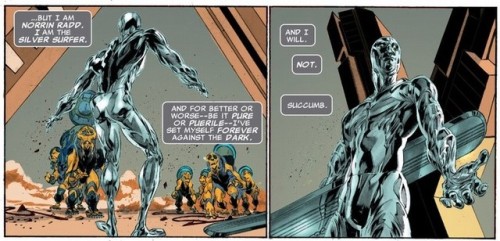 Silver Surfer: In Thy Name #3But I am Norrin Radd. I am the Silver Surfer. And for better or worse &