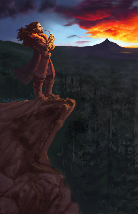 Thorin and his Mountain  (via Thorin and his Mountain by ancalinar on deviantART)