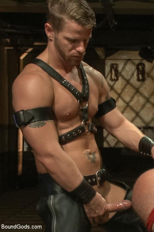 daddyandcubby:  Leather means sex to us.