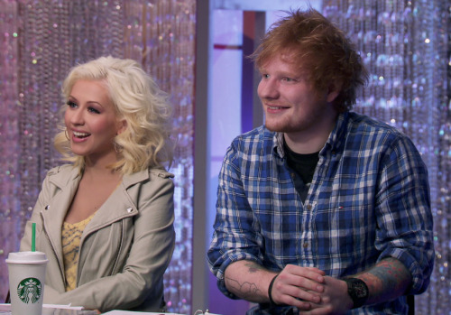 nbcthevoice: Seems like some of you might be a little excited for Mr. Sheeran’s visit…