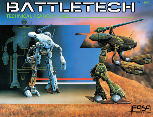 artofbattletech: AI upscale of Technical Readout 3025 cover artwork by Dana Knutson, published in 19