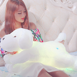 akaashie:    ♡ Light Up Music Puppy Plush (3 Colors 2 Sizes!)♡ from Fashion Store♡ Price: ห.70 - ฯ.70♡ You can use the code lovely7 for 10% off your purchase!     I need this!!!
