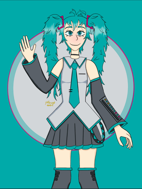 I Drew Miku Again! :D