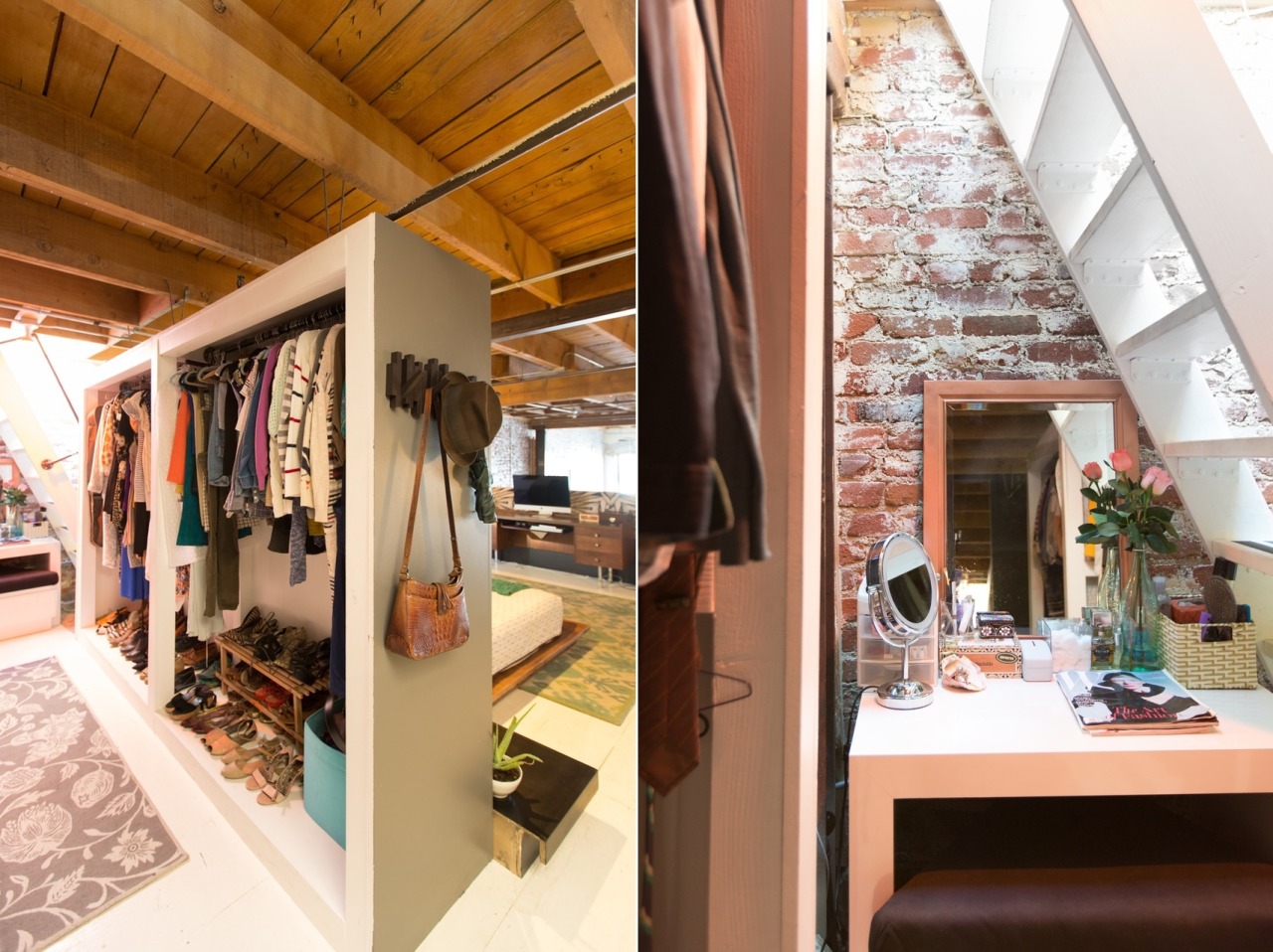 gravityhome:  Brick Loft in Los Angeles (you can also rent it on airbnb)   gravityhomeblog.com