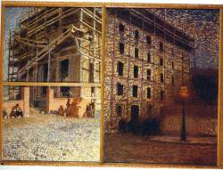 Giacomo Balla (Torino, 1871 - Roma, 1958), La giornata dell'operaio (lavorano, mangiano, ritornano), 1904 (a worker&rsquo;s day)