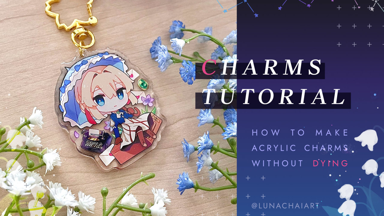 DIY Acrylic Keychains Tutorial