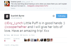 simplypotterheads:  So basically what’s happening is Pansy Parkinson is catsitting for Luna Lovegood. Nice.