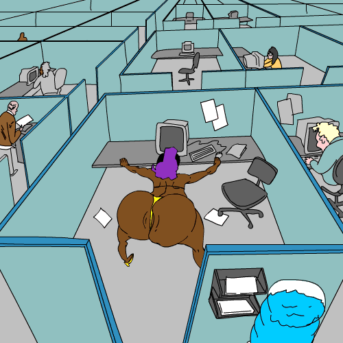 shaysa01:  Ghetto call centers…. gif source: pandawhale.com