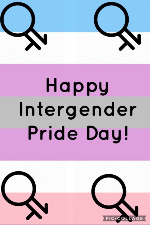 Happy intergender pride day! 6.24.17