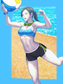 fandoms-females:  TMG #3 - Watch Out For The Spike ( summer_wii_fit_trainer_by_bellhenge