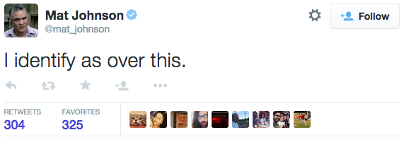 blacksnobbery:  I, too, identify as over this