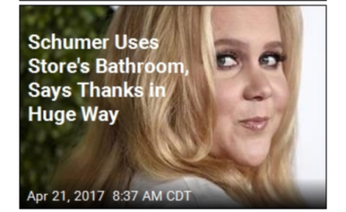 …and UroDisco says Thanks to Amy Schumer! 