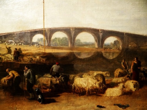 xshayarsha: National Gallery of Victoria, Melbourne J M W Turner (1775-1851) - Walton Bridges, c1806