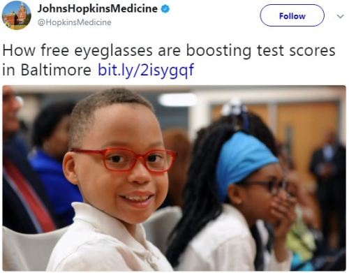 sociallyacceptablemadness: anarcho-socialist-latina:  ventela1:  neurodiversitysci:  gingerautie:  swagintherain:   It’s that simple.   This is why universal programs are important. Every single kid in my school got an eye test through the school at