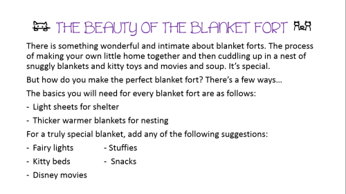 kittensguidetokittenplay:Blanket Forts!  porn pictures