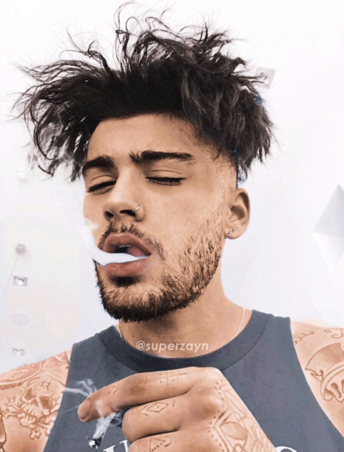 a bit late but here is my colored version of zayn&rsquo;s messy hair selfie, hope you like it!!  | m