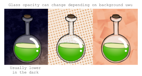 GIrL HOW Do You Draw Potion Bottles W Potions??? I Can't Figure Out How To Make Them Look Good