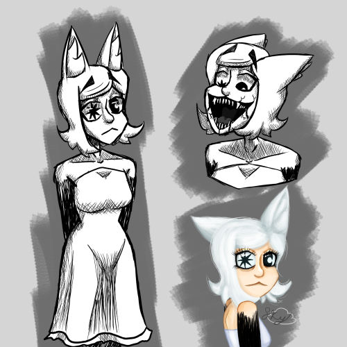 Drawings Of Mine And @emily-fox-the-artist Horrors.