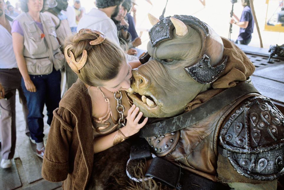 gameraboy:  Some behind the scenes photos from the Star Wars movies, released by