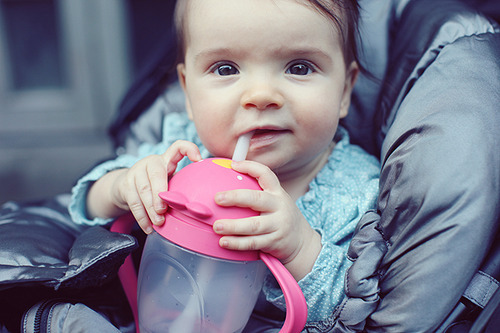 Lollacup Straw Sippy Cup - Brave Blue