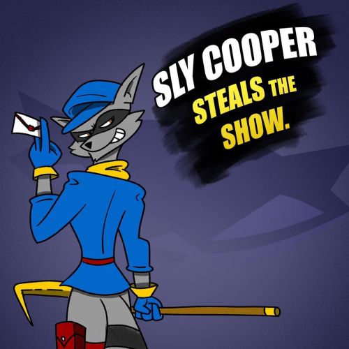 Took a break to draw my one hope for #SmashBros. #SlyCooper #SmashBrosUltimate #slycooperforsmash #s