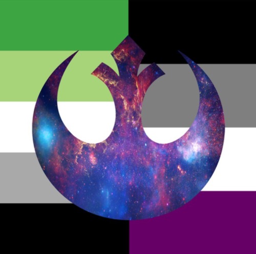 aniskywlkr:Tomorrow I’m going to be posting edits of pride flags with the rebel alliance emblem on i